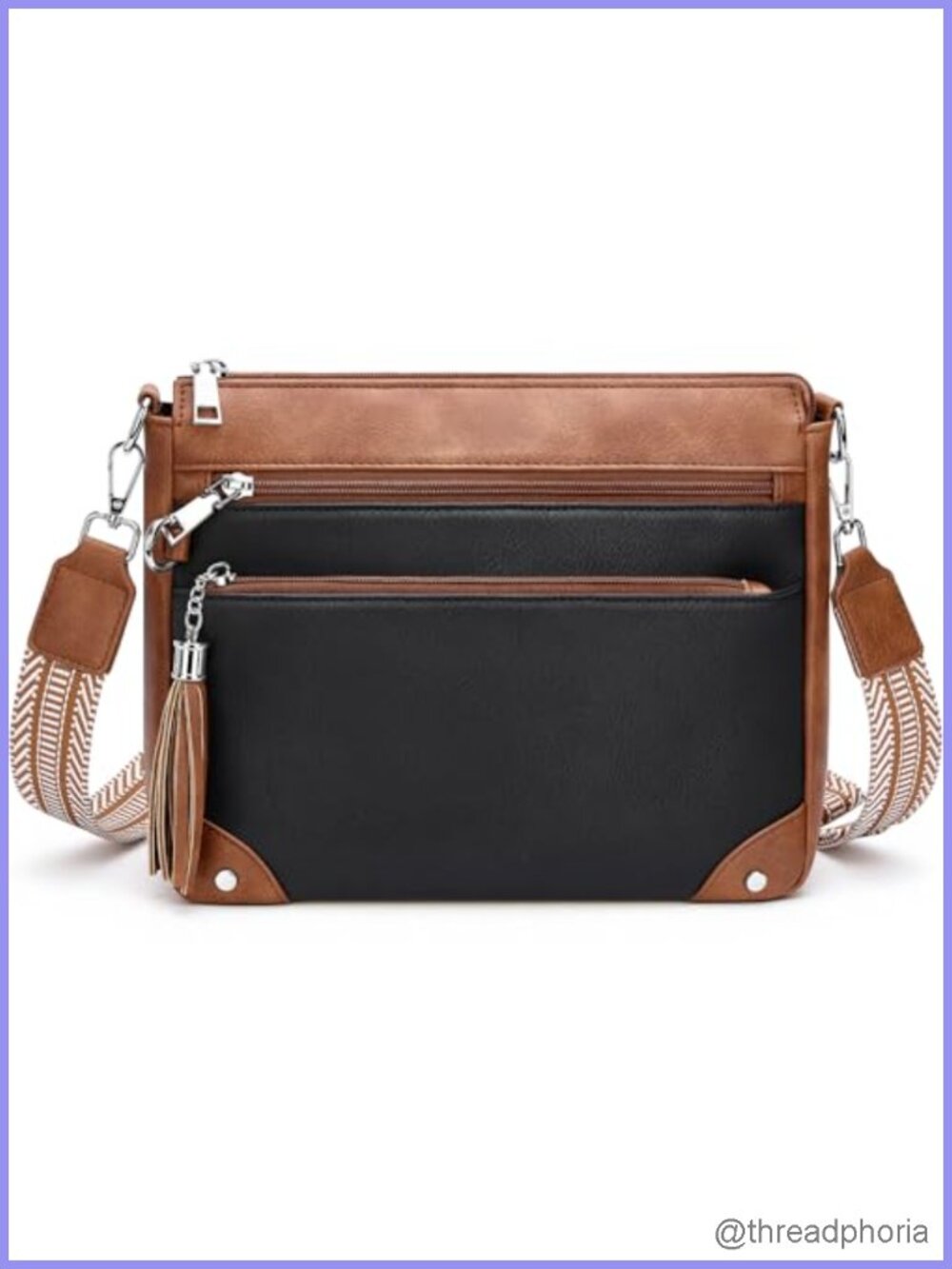 Anti-Theft Crossbody Purse for Women, RFID Travel Bag